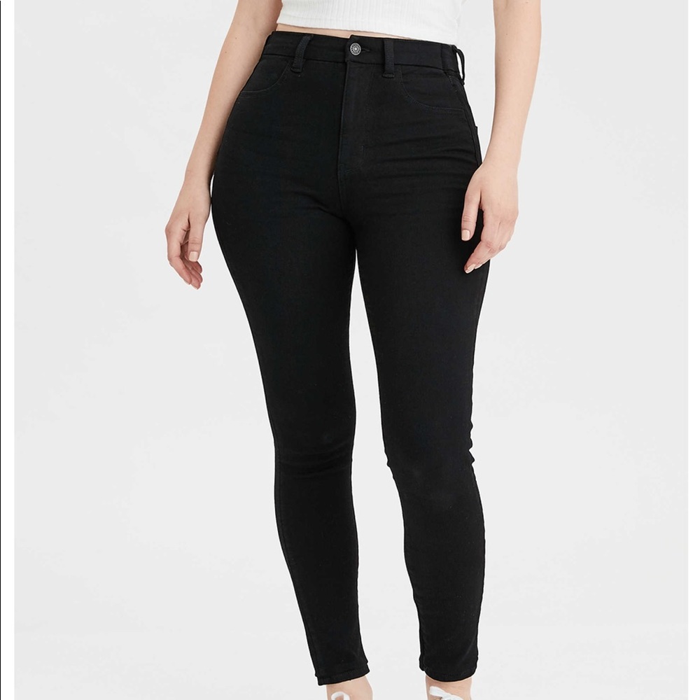 American eagle curvy high waisted jeggings